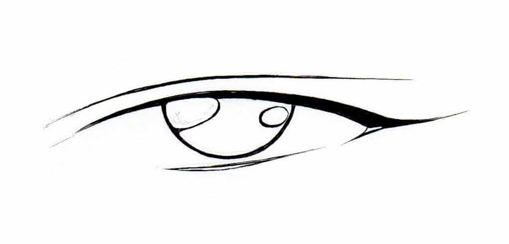 como desenhar olhos femininos