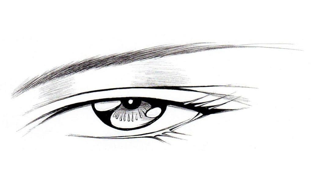 Como Desenhar um Olho Anime 