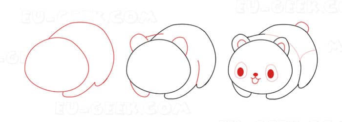 desenhar panda