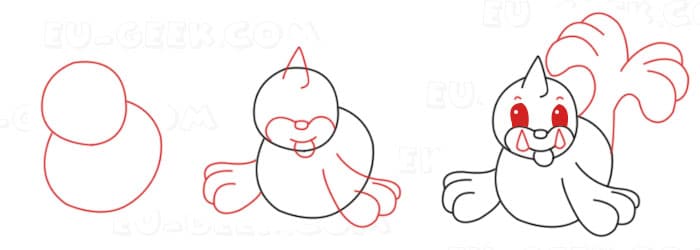 Desenhos - Pokemon ❤️ Clique 2 vezes se gostou . 🔥 Quer aprender a desenhar  como um profissional de maneira fácil, rápida e sem sair de casa? Clique no  link da Bio