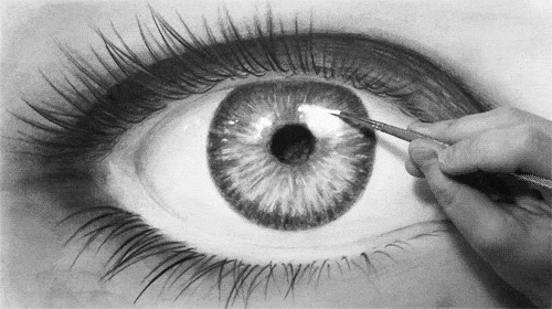 desenho olho realista